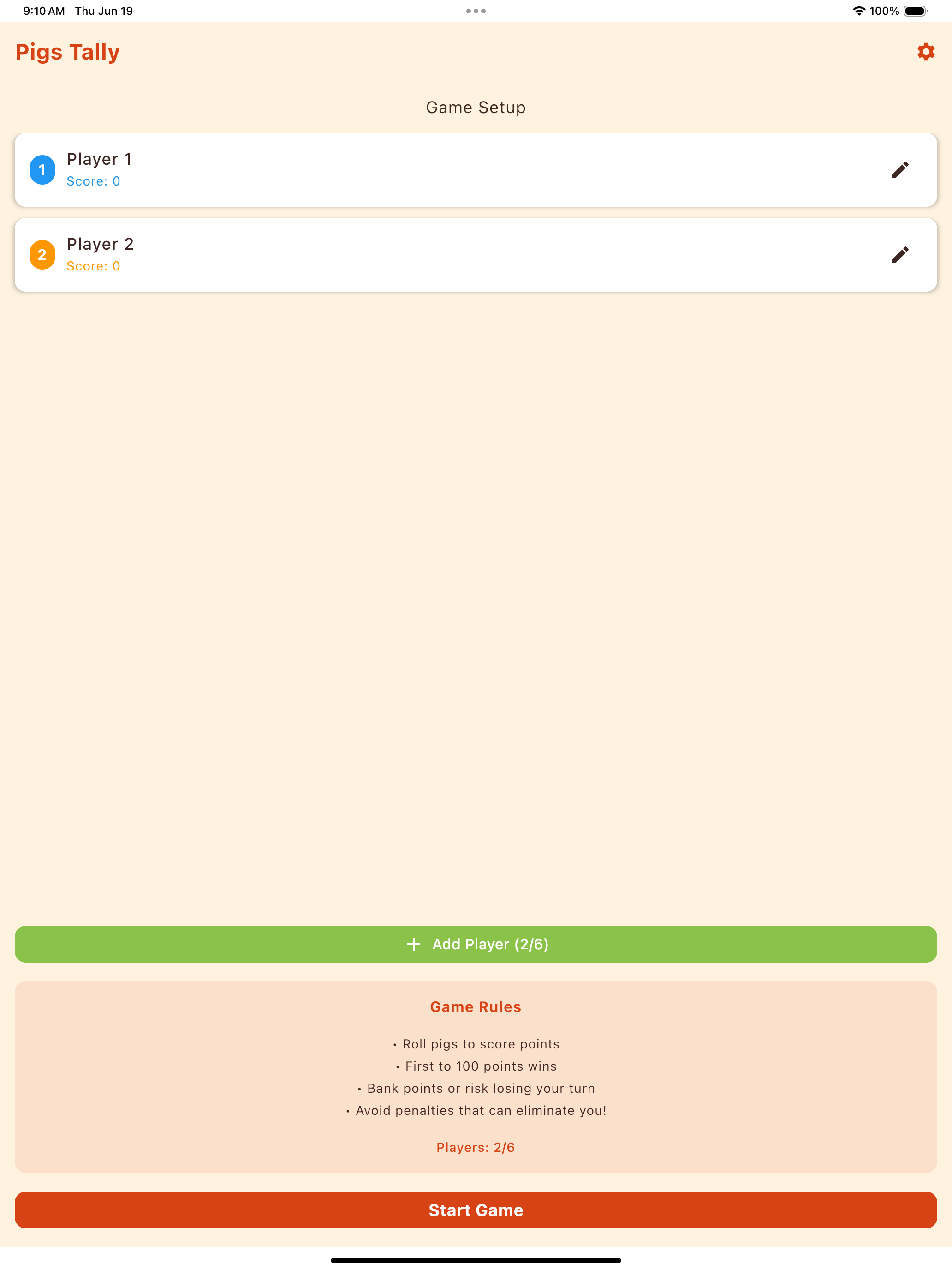 PIG_DICE.GAME screenshot